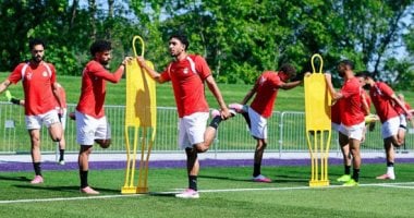 روح معنوية عالية.. قراءة الفاتحة ومداعبات النجوم تزين مران منتخب مصر استعدادًا لبلجيكا