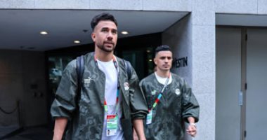 منتخب مصر يتوجه إلى ملعب لومن فيلد استعدادا لمواجهة بلجيكا بالمونديال