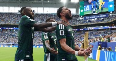 السعودية تكتب التاريخ في كأس العالم.. العمري أول مدافع يهز الشباك للأخضر.. صور 