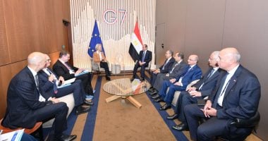 الرئيس السيسى يستعرض مع رئيسة المفوضية الأوروبية جهود إصلاح الاقتصاد