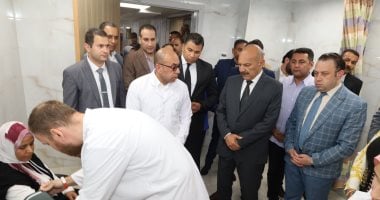 محافظ السويس يتفقد دار صحة المرأة والطفل استعدادًا لبدء أعمال الوفد الطبي الروسى