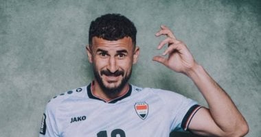 أيمن حسين نجم منتخب العراق