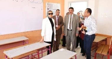محافظ الوادي الجديد تتفقد جاهزية لجان الثانوية العامة واستراحات المراقبين