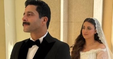 مصطفي منصور وهايدى رفعت