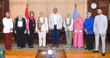 محافظ الإسكندرية يستقبل رئيسة "القومى للطفولة والأمومة" لبحث دعم مبادرات حماية الطفل