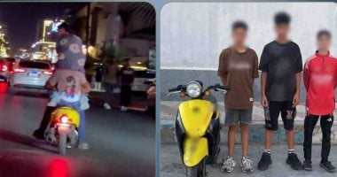 ضبط 3 أشخاص لاستعراضهم بدراجات نارية