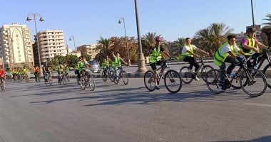 رياضة بني سويف تُعزّز "لياقة المصريين بماراثون للدراجات على كورنيش النيل