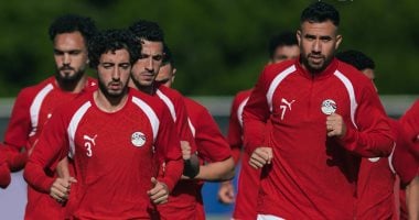 تدريب منتخب مصر الأخير استعدادا لمواجهة نيوزيلندا