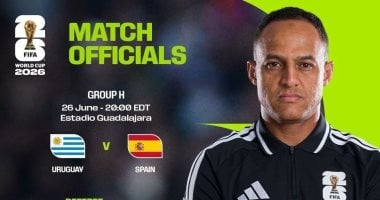 الصالح سبورت : الأمريكي إسماعيل الفاتح يدير مواجهة أوروجواي وإسبانيا في كأس العالم 2026