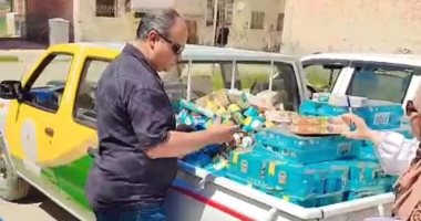 ضبط 5000 عبوة أغذية منتهية الصلاحية قبل تداولها بالأسواق فى بورسعيد.. صور