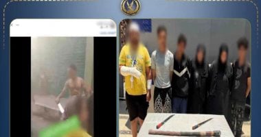 ضبط المتهمين بالتشاجر بالعصي والأسلحة بسبب لهو الأطفال بالبساتين.. فيديو