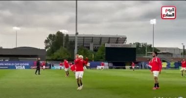   تدريبات المنتخب المصري 
