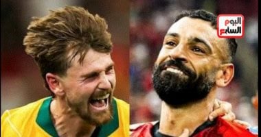 تليفزيون اليوم السابع يستعرض أرقام الفراعنة وأستراليا قبل مواجهة دور الـ32