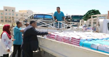 تعليم الوادى الجديد: وصول دفعة جديدة من الكتب الدراسية