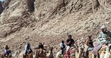  418 سائحا وزائرا من جنسيات مختلفة لزيارة دير سانت كاترين