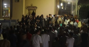 تشييع جثمان ضحية غرق حمام سباحة نادي بني عبيد بالدقهلية
