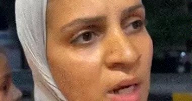 لقطة من الفيديو لسيدة الدليفري 