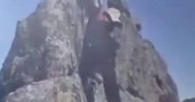 سقوط شخص من ارتفاع 150 متر فى البرازيل 