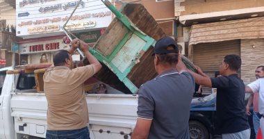 ضبط ومصادرة 295 مخالفة من الإشغالات والمرافق بحى شرق سوهاج