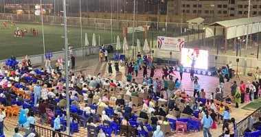 مساحات سبورت : التنمية الشبابية بزايد تحتفل بمنتخب مصر في مباراته امام استراليا بشاشات عرض عملاقة.. صور