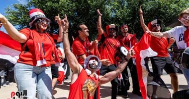 دالاس تكتسي بلون علم مصر.. جماهير الفراعنة تشعل الأجواء قبل لقاء أستراليا