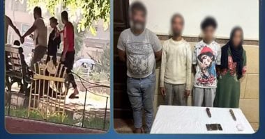 ضبط فتاة تحمل سلاح وتحريز مخدرات بمشاجرة الإسماعيلية