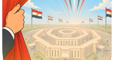 كاريكاتير اليوم السابع: افتتاح مقر القيادة الاستراتيجية رسالة قوة