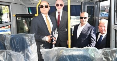 جانب من متابعة الباصات الجديدة بالغربية