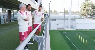 الصالح سبورت : جوزيه مورينيو يظهر لأول مرة فى مقر تدريبات ريال مدريد.. صور
