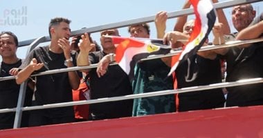 استقبال منتخب مصر فى العلمين يتصدر الإعلام الأوروبي