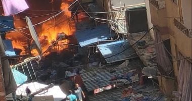اندلاع حريق في الفلكي الإسكندرية