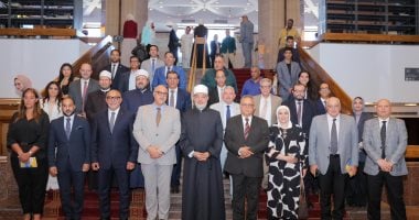 مفتى الجمهورية من مكتبة الإسكندرية: مشروع للذكاء الاصطناعى قريبا وتغذيته بأكثر من 200 ألف فتوى مكتوبة و3 ملايين إجابة دينية مؤرشفة.. الدكتور نظير عياد: لدينا تجمع 111 عضوًا من 108 دول فى العالم.. فيديو وصور