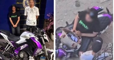 ضبط شخص وفتاة لتعاطيهما المخدرات أعلى دراجة نارية بالإسكندرية