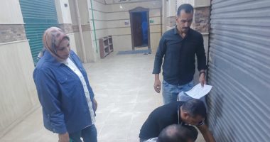 محافظ سوهاج: حملة لفحص تراخيص المحلات التجارية وغلق وتشميع محل بحى شرق