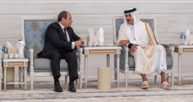 الرئيس السيسى: الشيخ حمد بن خليفة قدم عطاء ممتدا لتحقيق النهضة بدولة قطر