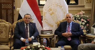 رئيس الوطنية للانتخابات يهنئ رئيس محكمة النقض بمناسبة توليه مهام منصبه