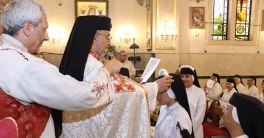 بطريرك الأقباط الكاثوليك يترأس قداس النذور الدائمة لثلاث راهبات قبطيات
