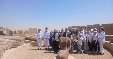 الوعي الأثري بالفيوم تستقبل أبناء شهداء الشرطة في يوم ترفيهي بالأماكن الأثرية