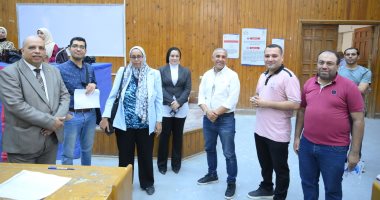 لجنة المجلس الأعلى للجامعات تتابع اختبارات قدرات علوم الرياضة بجامعة الفيوم