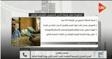 تأمين السفر للخارج لـ كلمة أخيرة: وثيقة جديدة لحماية المصريين بالخارج