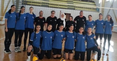 فوز ناشئات الطائرة علي الجزائر 3 - 0 ببطولة أفريقيا للطائرة تحت 18 سنة بالإسكندرية