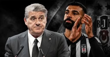 محمد صلاح ورئيس نادي بشكتاش