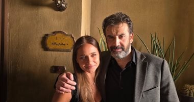 كريم عبد العزيز ونيللى كريم من فيلم الفيل الازرق 3