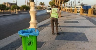 مدينة الأقصر تكثف الجهود لرفع كفاءة الطرق والنظافة والتجميل ورفع 5 طن تراكمات