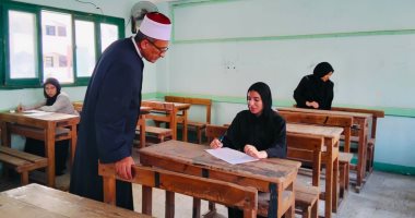 ختام امتحانات الدور الثانى للنقل الإعدادى بأزهر كفر الشيخ