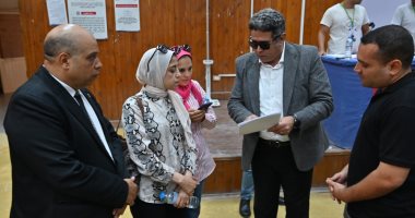 لجنة من الأعلى للجامعات تتفقد اختبارات قدرات كلية علوم