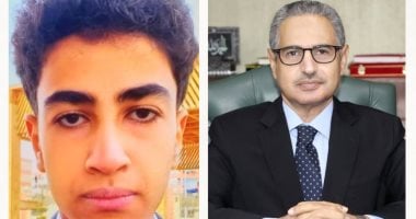 محافظ بني سويف يهنئ هاتفيًا الطالب مروان محمد