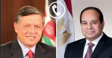 تفاصيل اتصال الرئيس السيسي بالملك عبد الله الثانى لبحث تطورات المنطقة.. فيديو