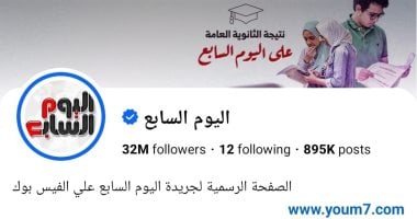 صفحة «اليوم السابع» على فيس بوك
