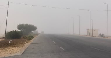شبورة كثيفة بشمال سيناء.. وتحذيرات من نزول البحر بعد غرق شخص بالعريش